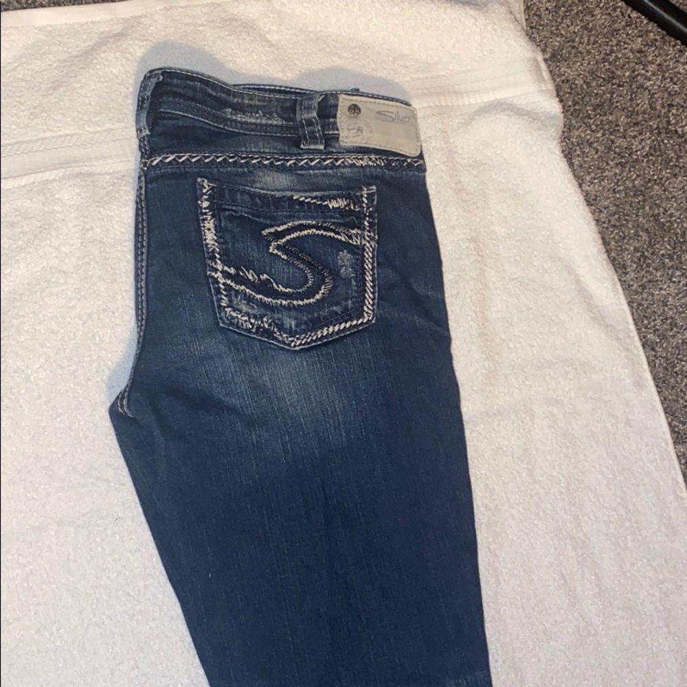 Silver jeans